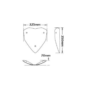 Parabrisas bajo DUCATI multistrada 1200 enduro 15- Â· 3